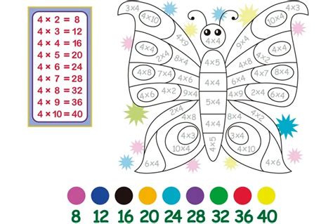 Ejercicios Con Tablas De Multiplicar Del 4 Y 5 Escolar ABC Color