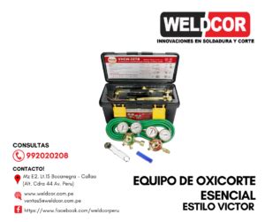 Vhcw Tb Equipo De Oxicorte Esencial Estilo Victor Weldcor