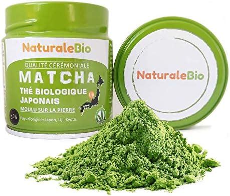 Thé Matcha Bio Japonais Cérémonie Thé Vert Matcha en Poudre Matcha