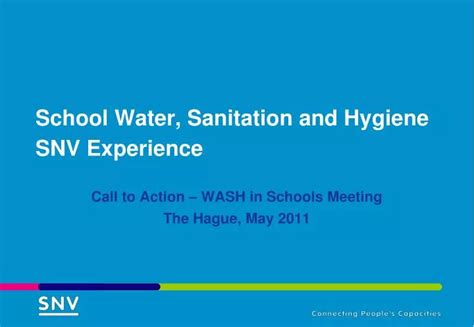 Ppt School Water Sanitation And Hygiene Snv Experience Powerpoint