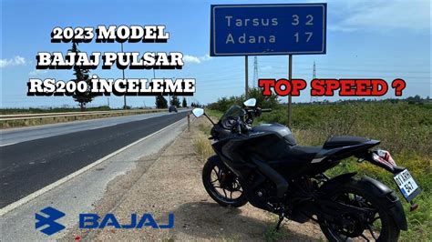 BAJAJ PULSAR RS200 İNCELEME HER VİTESTE KESİCİ TOP SPEED YouTube