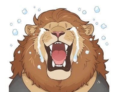 Sticker De Lyonyl Sur Yl Pleur Risitas Lion