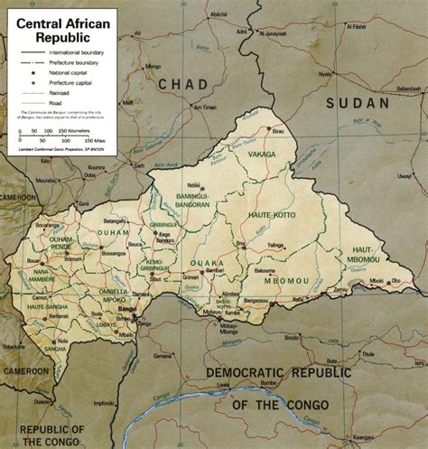 Central African Republic Maps