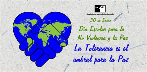 30 De Enero Día Escolar De La No Violencia Y La Paz Educatolerancia