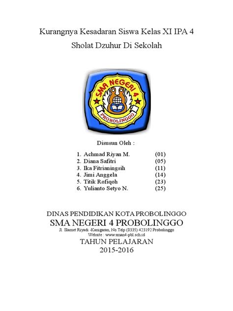 Pdf Cover Lap Pengamatan Dokumen Tips