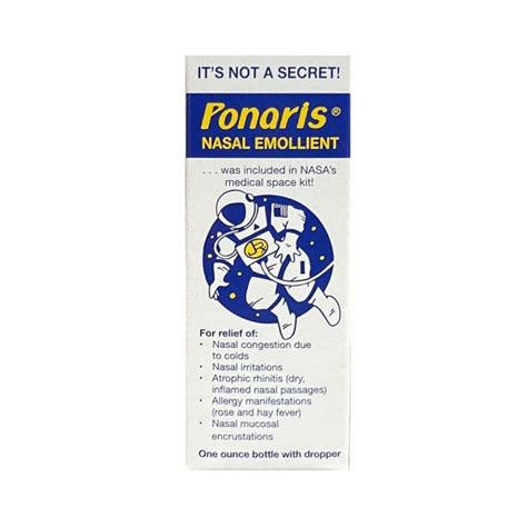 Ponaris Nasal Emollient 30ml Dropper