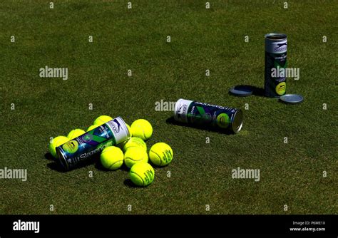 Slazenger Wimbledon Tennis Balls On Hi Res Stock Photography And Images