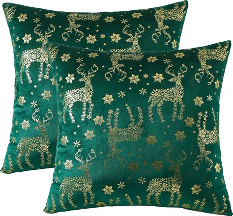 Amazon Tosleo Christmas Pillowcases X Inch Set Of