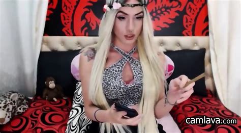 Desirous Blonde Tranny Nymphomaniac P