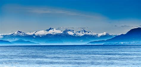 Strait Of Georgia Bc Canada 17a View Of Snow Covered Coast Flickr