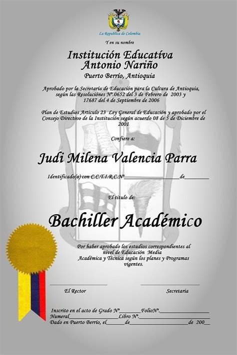 Diploma Plantillas De Diplomas Editables Plantillas De Diplomas Diplomas De Bachiller