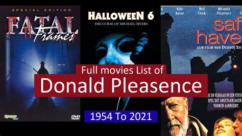 Donald Pleasence Full Movies List All Movies Of Donald Pleasence