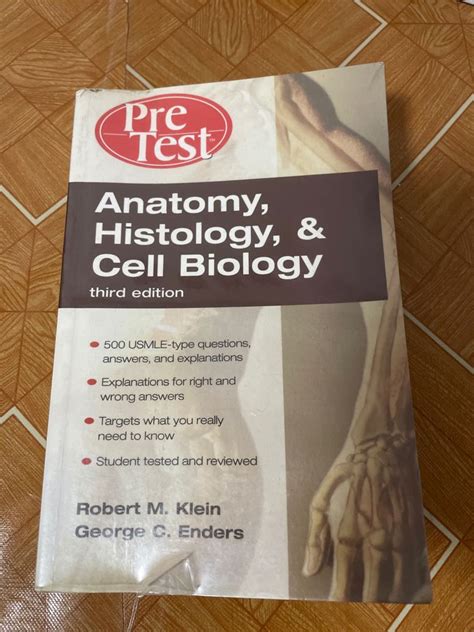 Anatomy Histology Cell Biology Third Edition By Robert M Klein