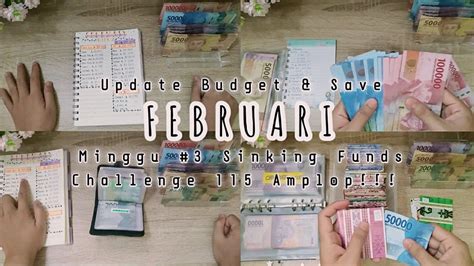 Update Budget Save Februari Minggu 3 Sinking Funds 2022