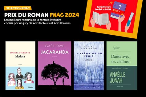 Prix Du Roman Fnac D Couvrez La S Lection Hachette Fr