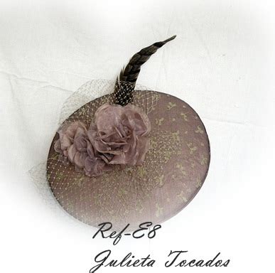 Tiaras Y Tocados Tocado En Rosa Nude