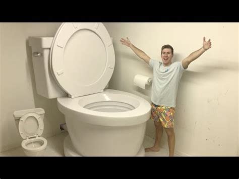 Worlds Largest Toilet Flushing Youtube