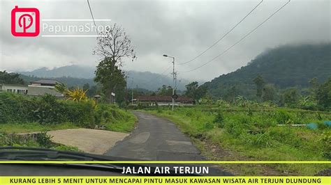 Mojokerto Jalan Menuju Kawasan Wisata Air Terjun Dlundung Trawas