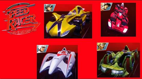 Speed Racer The Videogame Wii All Characters And Cars Youtube