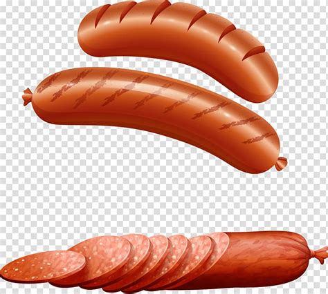 Breakfast Sausage Hand Painted Sausage Transparent Background Png