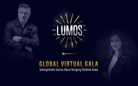 J.K. Rowling to participate in Lumos Global Virtual Gala 2021 - The ...