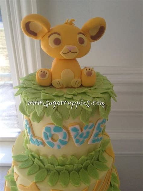 Simba Baby Shower Cake - Cake by Oribel - CakesDecor