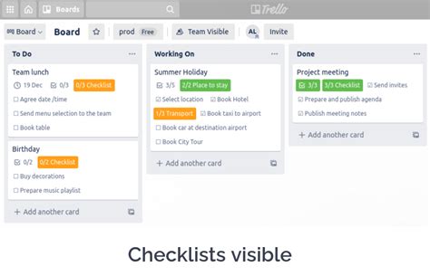 Show Checklist Power Up Trello