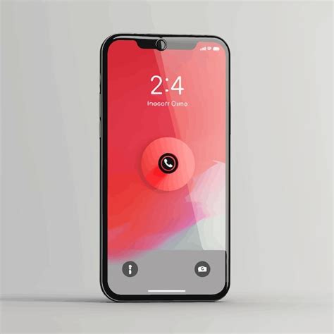 Premium Vector Smartphonewithincomingcallondisplay