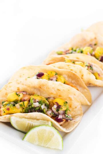 Caribbean Shrimp Tacos with Mango Salsa - The Lemon Bowl®