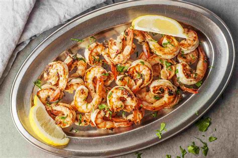 Grilled Jumbo Shrimp With Lemon Herb Marinade Recipe