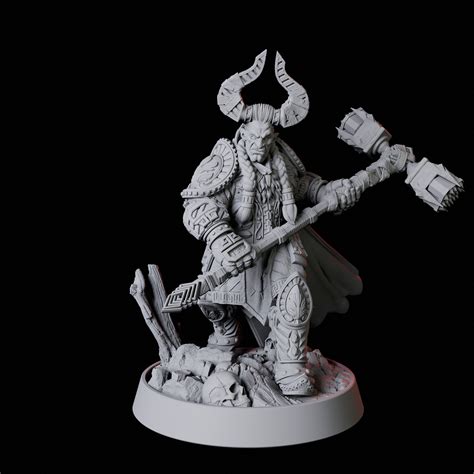 Armoured Half Orc Warrior Miniature for Dungeons and Dragons ...