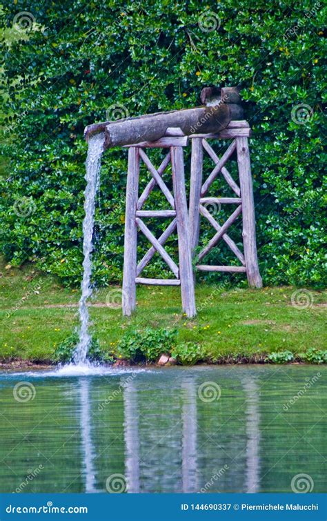 Fresh And Clean Spring Water Flows Downstream Stock Image Image Of