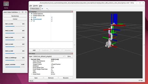 Create A Launch File For A Simulated Robotic Arm Ros