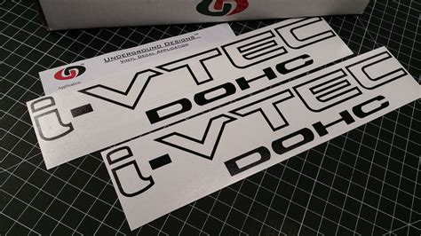 Replacement Side Decals Stickers Civic Sohc Vtec Crx Eg Ek Sir Vti