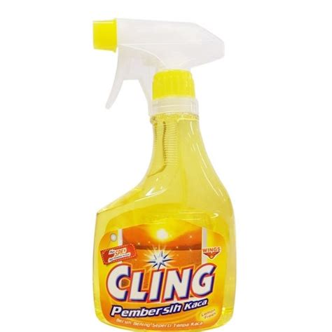 Jual Pembersih Kaca Cling Lemon Botol 440 Ml Shopee Indonesia