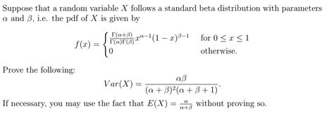 Solved Suppose That A Random Variable X Follows A Standard Chegg