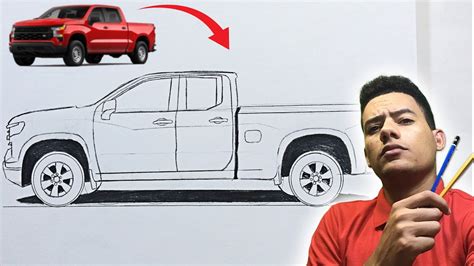 Como Dibujar Una Chevrolet Silverado 2023 Vista Lateral Nbkomputer