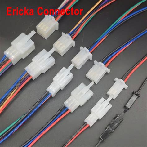 1 Set Of 2 8mm 2 3 4 6 9 Pin Automobile Quick Connect Wire Connector Male And Female