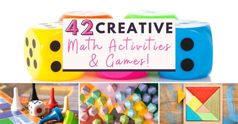 42 Creative Math Review Activities And Hands On Games For Kids Of All Ages