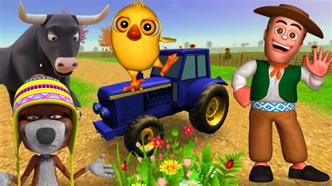 El Pollito Y El Tractor De La Granja El Pollito P O D El Toro Y El