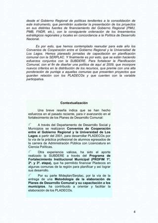 Material De Apoyo Para Elaboraci N De Planes De Desarrollo Comunal Pdf