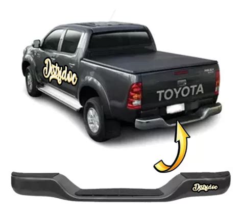 Paragolpe Trasero Gris Toyota Hilux