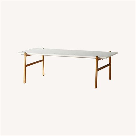 Cb Large Marble Coffee Table Aptdeco