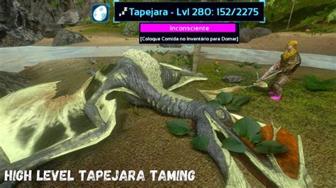 High Level Tapejara Taming Ark Survival Evolved Mobile Ep S