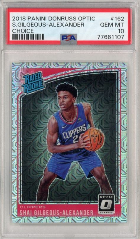 ミントモール Mint 池袋店 2018 19 Panini Donruss Optic Shai Gilgeous