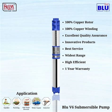 Submersible Pumpsets Shree Ram Blu Automatic Submersible Pumpsets