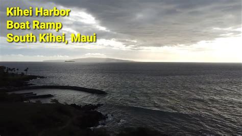 Aerial View Of The Kihei Harbor Boat Ramp South Maui Road And Maui