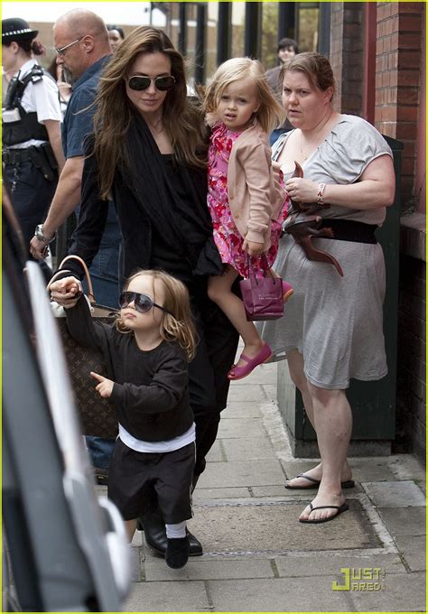 Angelina Jolie Out In London With The Twins Photo 2562855 Angelina