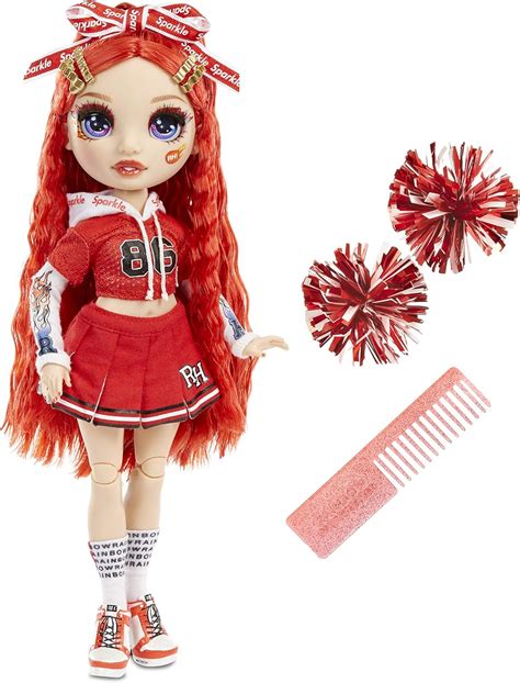 Rainbow High Cheer Fashion Doll Luxury Outfits Pom Poms