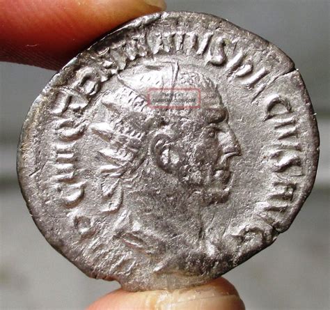 Trajan Decius Silver Ar Antoninianus Coin 249 251 Ad Roman Imperial